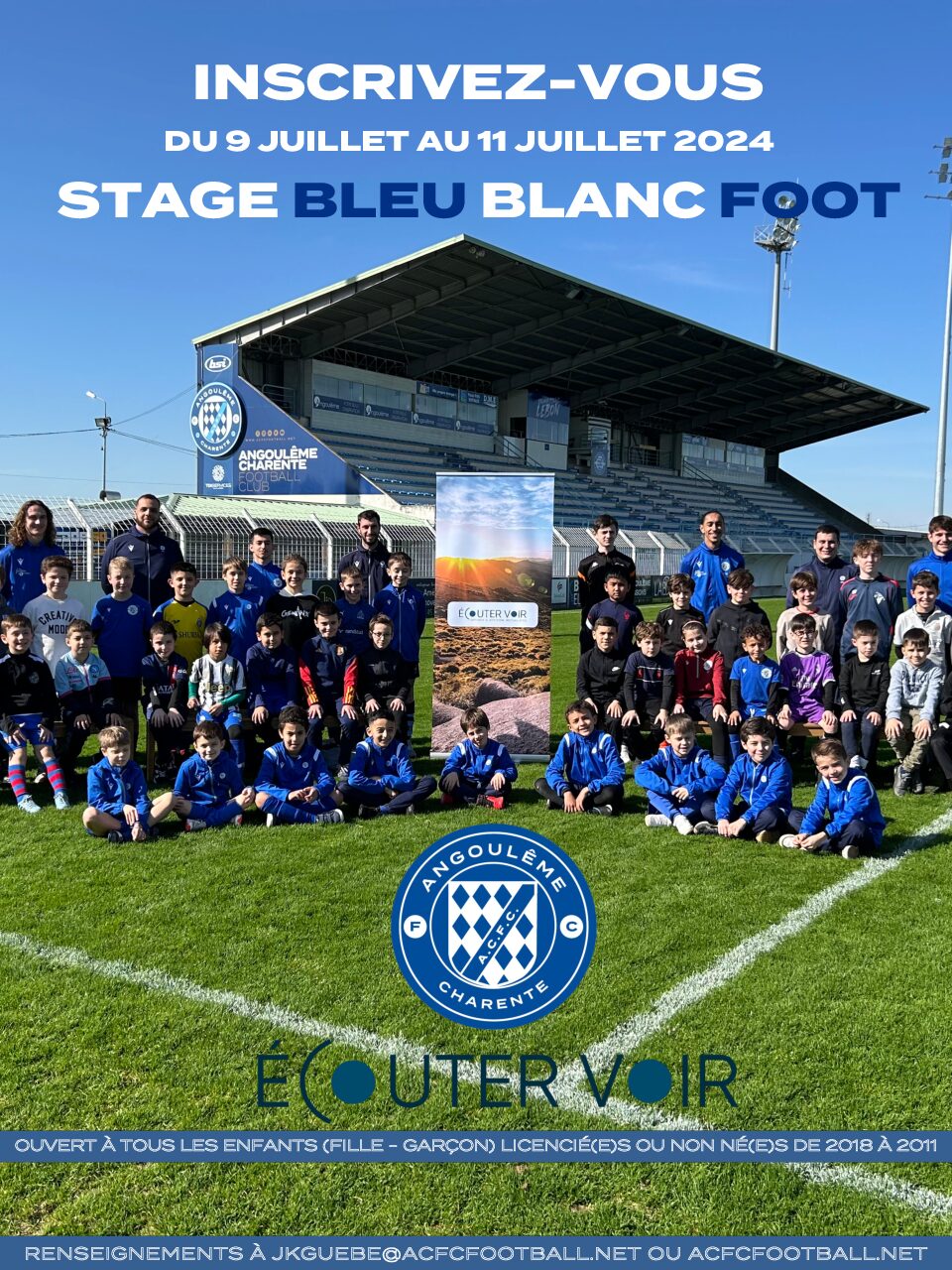 Stage Bleu Blanc Foot – 9, 10 et 11 juillet 2024